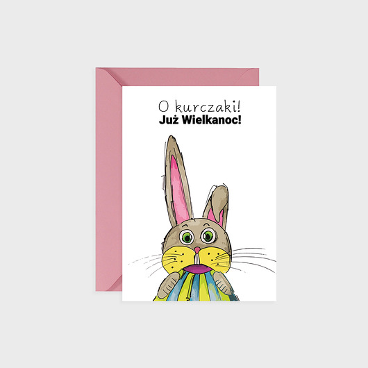 Kartka na Wielkanoc, O kurczaki! Joanna Klupś