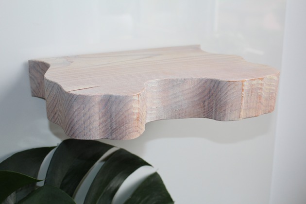 półki Półka ścienna z niewidocznym mocowaniem- 27cm/17cm/40mm/biały