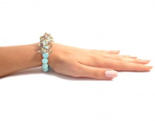Bransoletka Summer Blue Crystal labonita