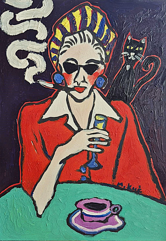 obrazy Obraz  fowizm diva ostatni łyk przed końcem świata