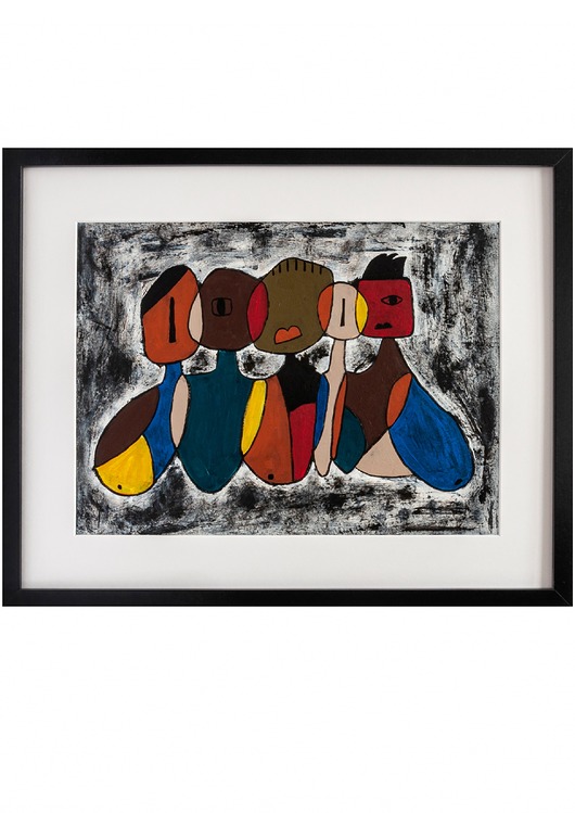 obrazy ORYGINAŁ w oprawie - One 1, 40 x 30 cm, w oprawie 40x50 cm