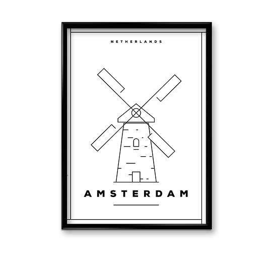 Plakat Amsterdam  Bury Lis