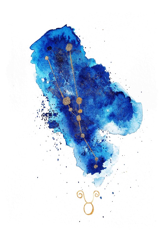 plakaty Plakat Gwiazdozbiór Byka Znak Zodiaku BYK