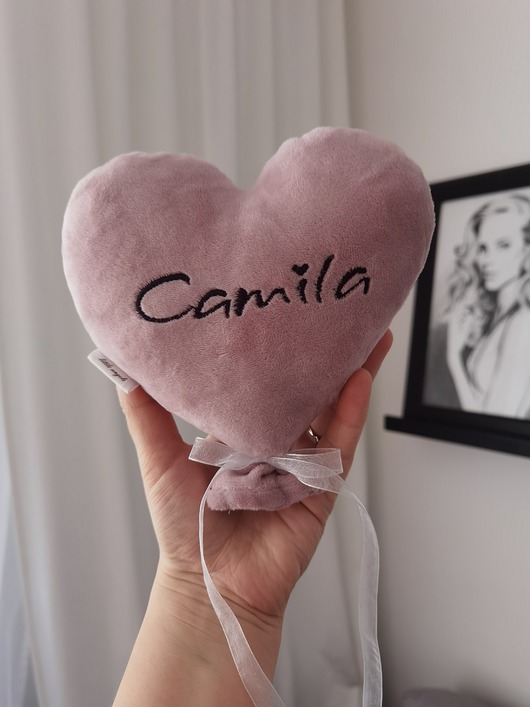 karuzele i girlandy do łóżeczka Ozdoba, przytulanka - personalizowany balonik serduszko (kolory, tkaniny)