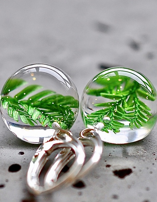 Kolczyki srebrne las Grol Jewellery