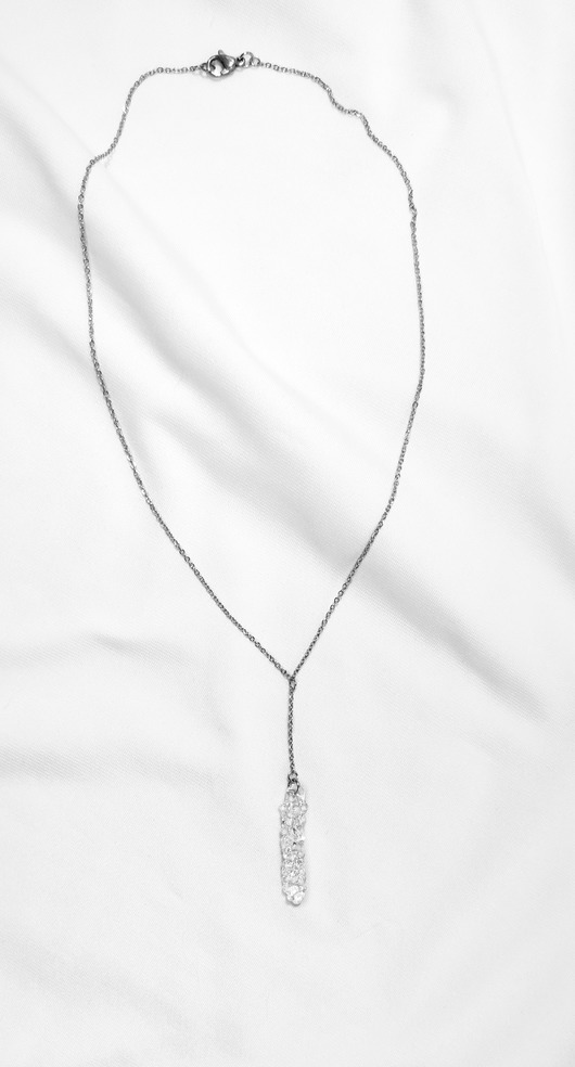 srebrne naszyjniki CRYSTAL - wisiorek,  zamówienie specjalne