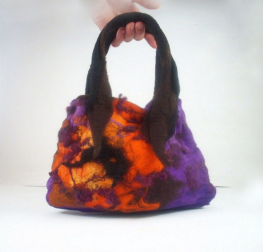 Jedwabnofilcowa Torebka: Living Bag filcant