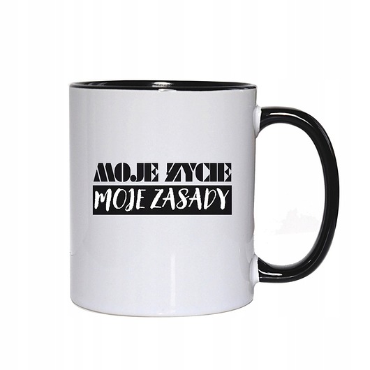 kubki Moje życie, moje zasady, kubek