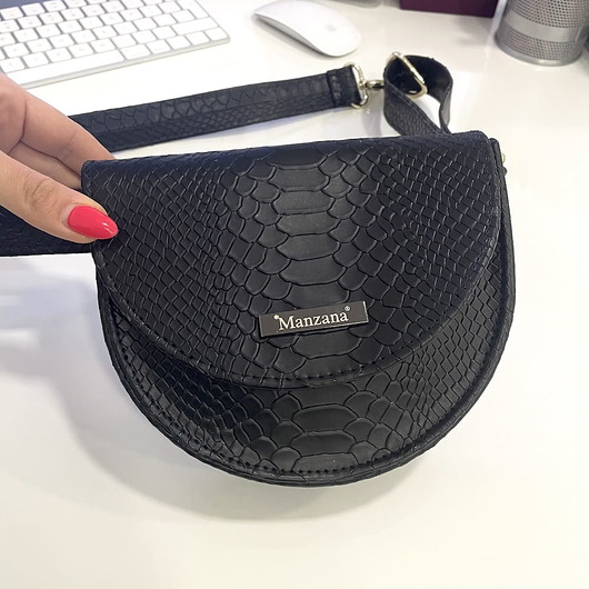 saszetka nerka Rozmiar L  Skóra Naturalna Nerka Na Pasku Biodrówka Do Jeansów Do Sukienki