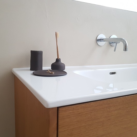 mydelniczki Zestaw łazienkowy brązowy