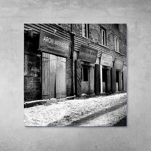 fotografia Plakat Vintage - Sklepy przy ulicy Szerokiej