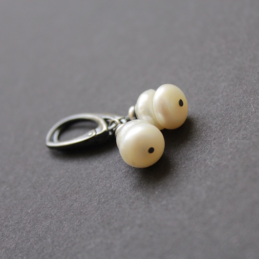 kolczyki z kamieniami Kolczyki Bałwanki