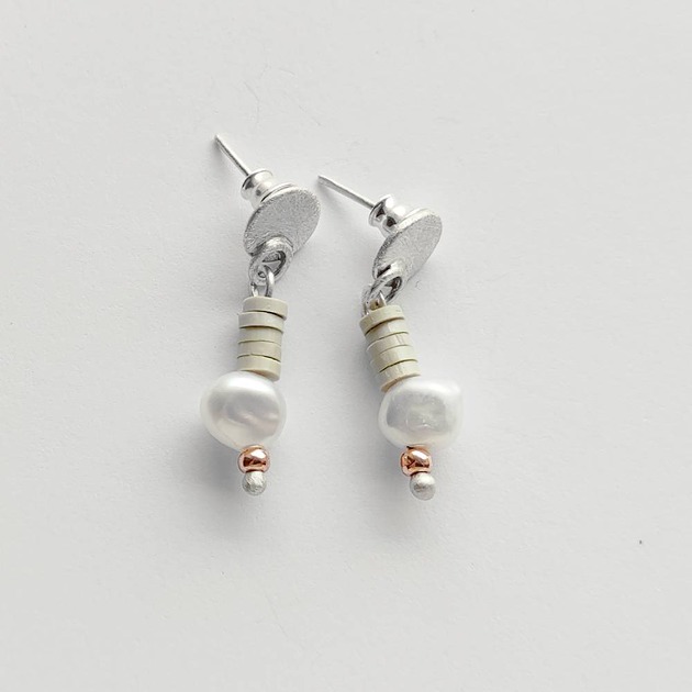 kolczyki z kamieniami Kolczyki OKRĄG