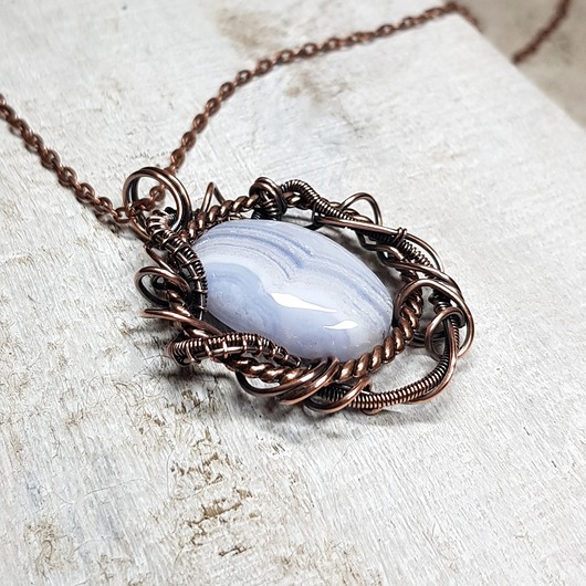 wisiory Agat blue lace m201