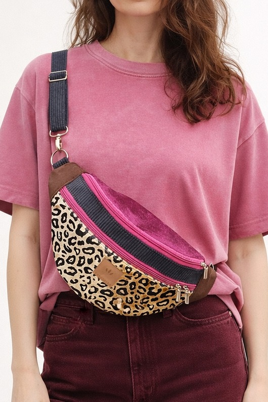 saszetka nerka Kolorowa duża nerka XL Kinszasa