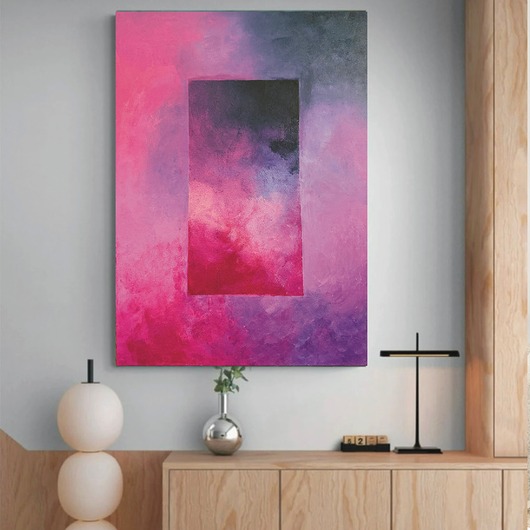 obrazy Przy zachodzie słońca, malowany obraz na płótnie 50x70cm
