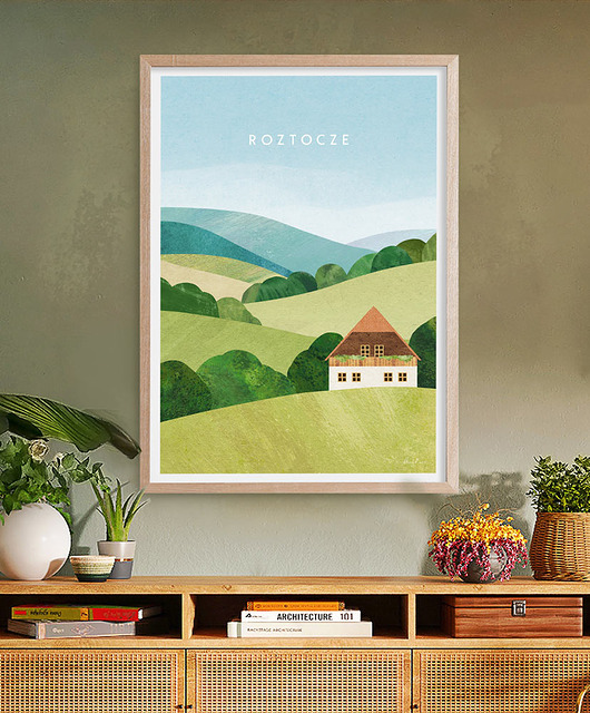 plakaty Roztocze - Zielona Kraina - plakat 50x70 cm