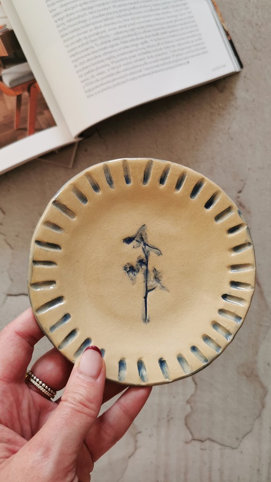 pojemniki na biżuterię Ceramiczny talerzyk