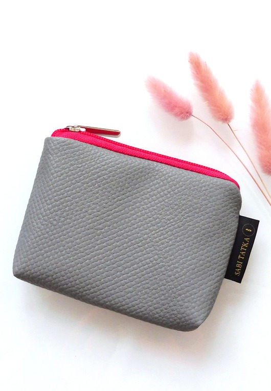 portfele damskie Card holder wodoodporny Szary