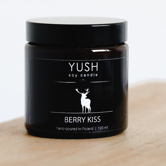 świece zapachowe Świeca Yush Berry Kiss 120 ml sojowa