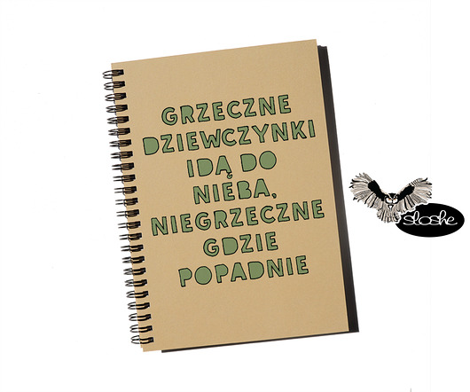 Grzeczne dziewczynki idą do nieba, notes Sowia Aleja