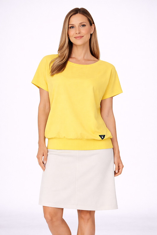 t-shirt damskie Bluzka,, NOEL" Żółty