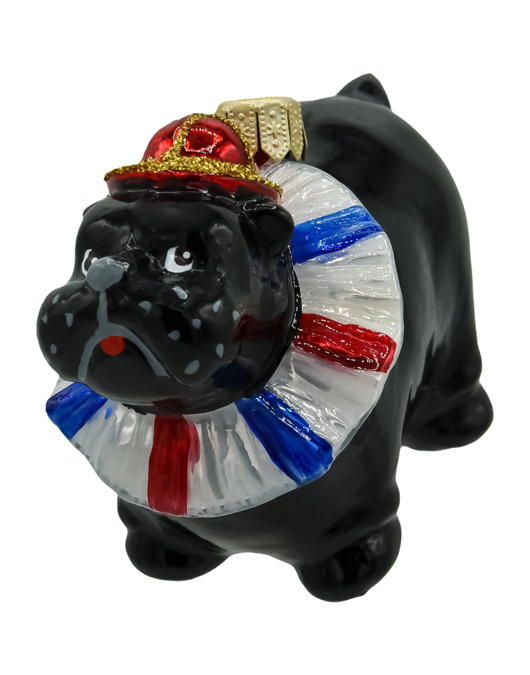 ozdoby choinkowe Bombka choinkowa: Cyrkowy Buldog: czarny