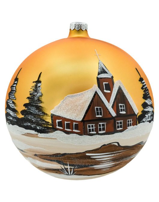 ozdoby choinkowe Bombka choinkowa: Złoty Kościółek