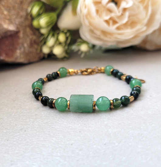 bransoletki z kamieni naturalnych OBFITOŚĆ i zwalczająca stres