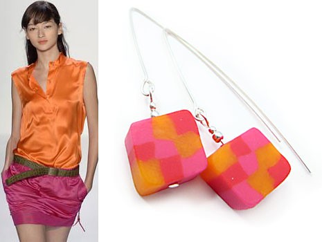 Kolczyki >Sorbet Owocowy< Marta Latawiec