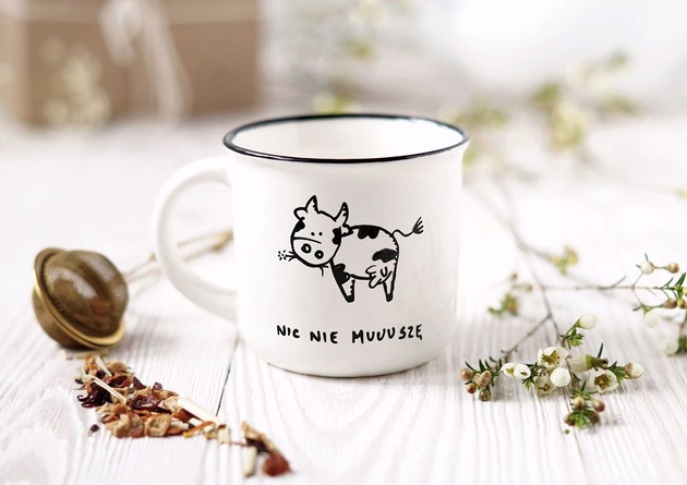 kubki Kubek z krową, nic nie muszę, prezent na emeryturę