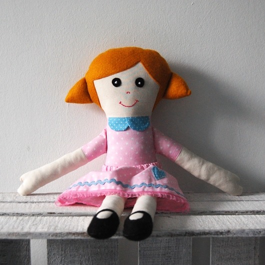 Lalka szmacianka- Zuzia 3 craftKASIA