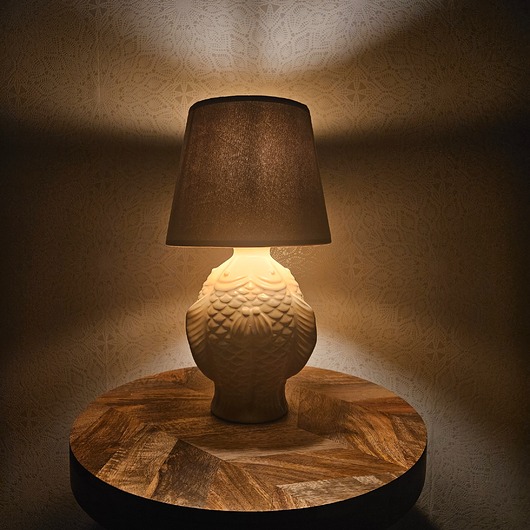 lampy stołowe Lampa ceramiczna Ryba