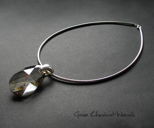 Ekskluzywny kryształ Swarovski - olbrzymi wisior Gosia Chruściel-Waniek