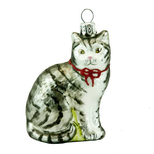 Bombka Kot Szary baubles
