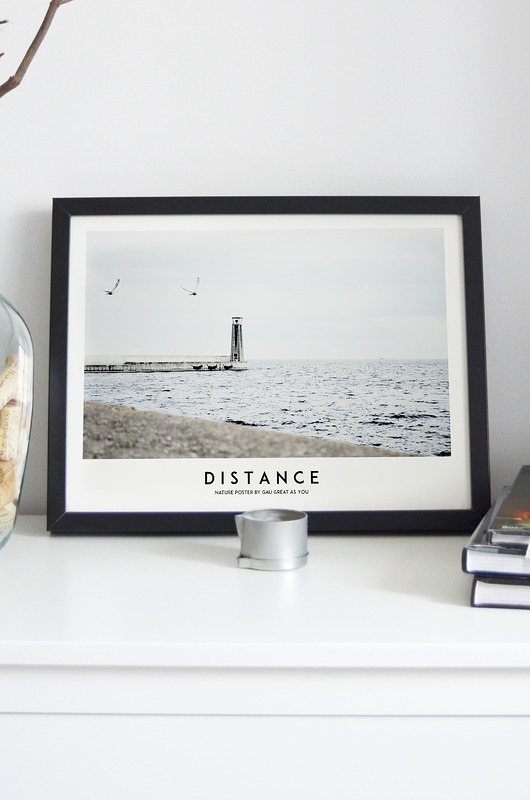 DISTANCE Plakat GAU Home