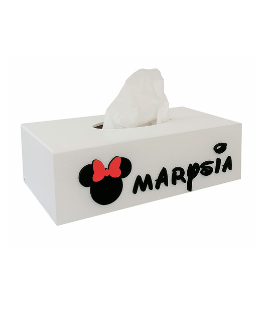 pokój dziecka - różne Pudełko na chusteczki Minnie - MmC12