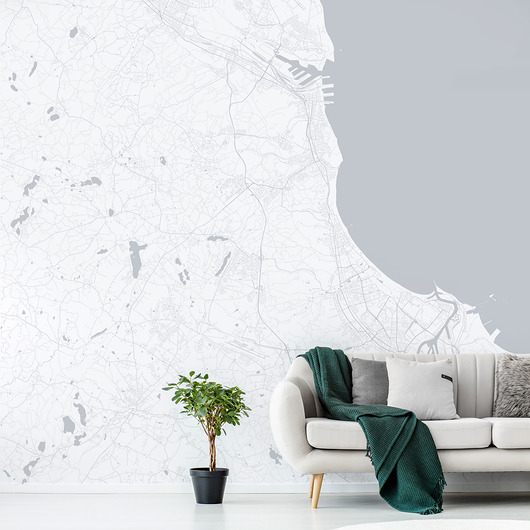 fototapeta Tróimiasto - fototapeta na wymiar - mapa ścienna