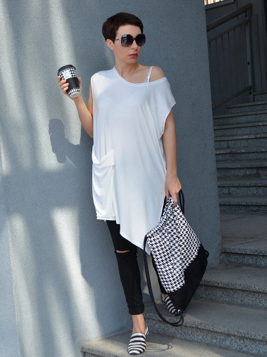 TUNIKA KIESZEŃ  OVERSIZE by momo momo fashion