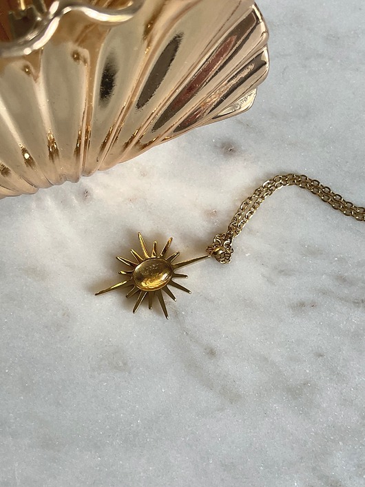 złote naszyjniki Naszyjnik Sunrise