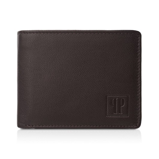 portfele męskie SKÓRZANY PORTFEL MĘSKI RFID PAOLO PERUZZI T-66-BR