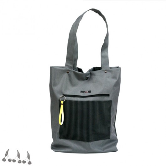 :::  SHopper GREY&BLACK ::: uniqo