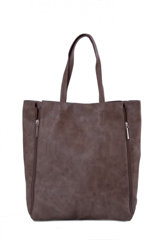 Torba PARIS 10-05 Taupe model 2w1 Shopper Bag Vera Bags