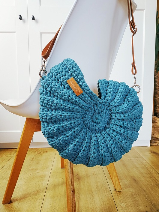 torby na ramię Torba morska muszla z sznurka bawełnianego na ramię " Seashell Bag"
