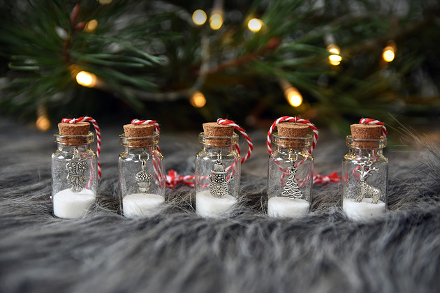 dekoracje świąteczne Bombka butelka