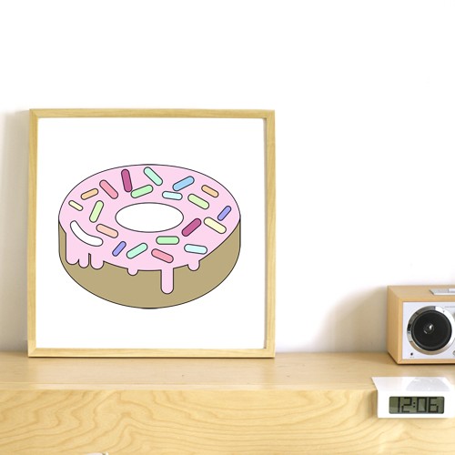 Plakat Donut ONE MUG A DAY