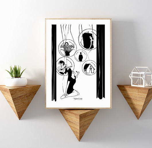 Ilustracja A4 Parallel World