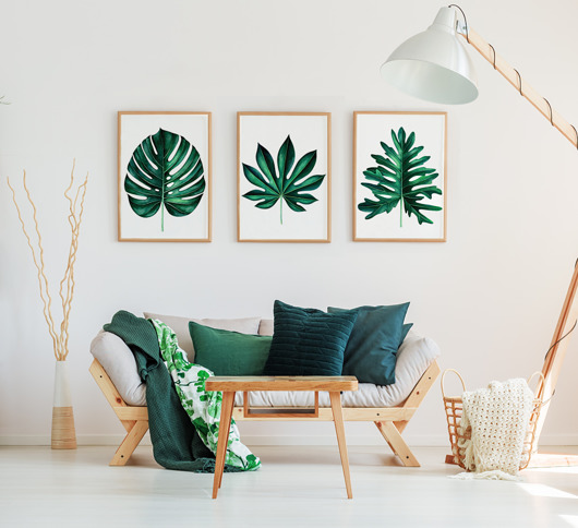 PLAKATY botaniczne, monstera Wallie Studio Dekoracji