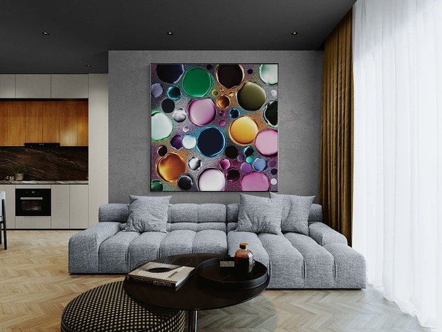 grafiki i ilustracje Chromatic Puls #2, autorski graficzny obraz