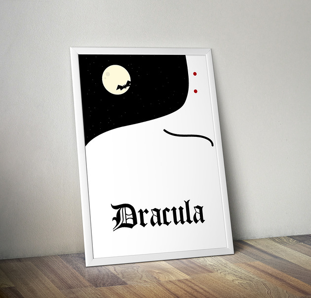 grafiki i ilustracje Plakat Dracula